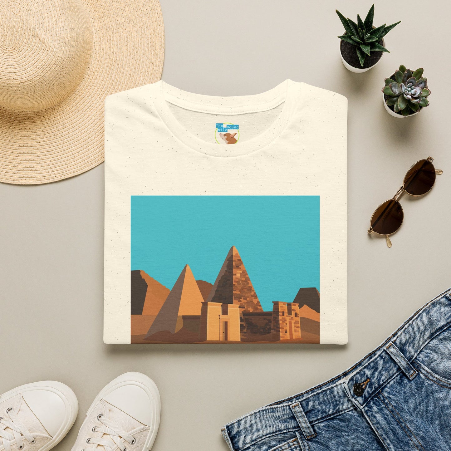 Sudan Pyramids Graphic T‑Shirt