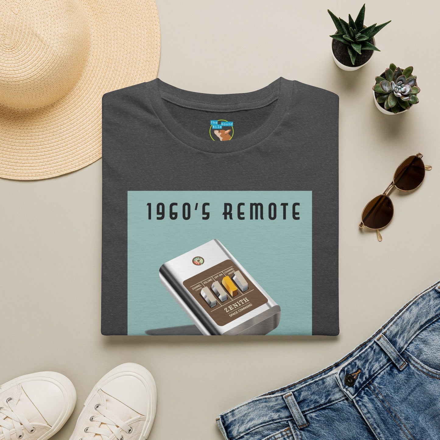 1960s Remote Vintage TV Remote T-Shirt — Retro Electronics Tee