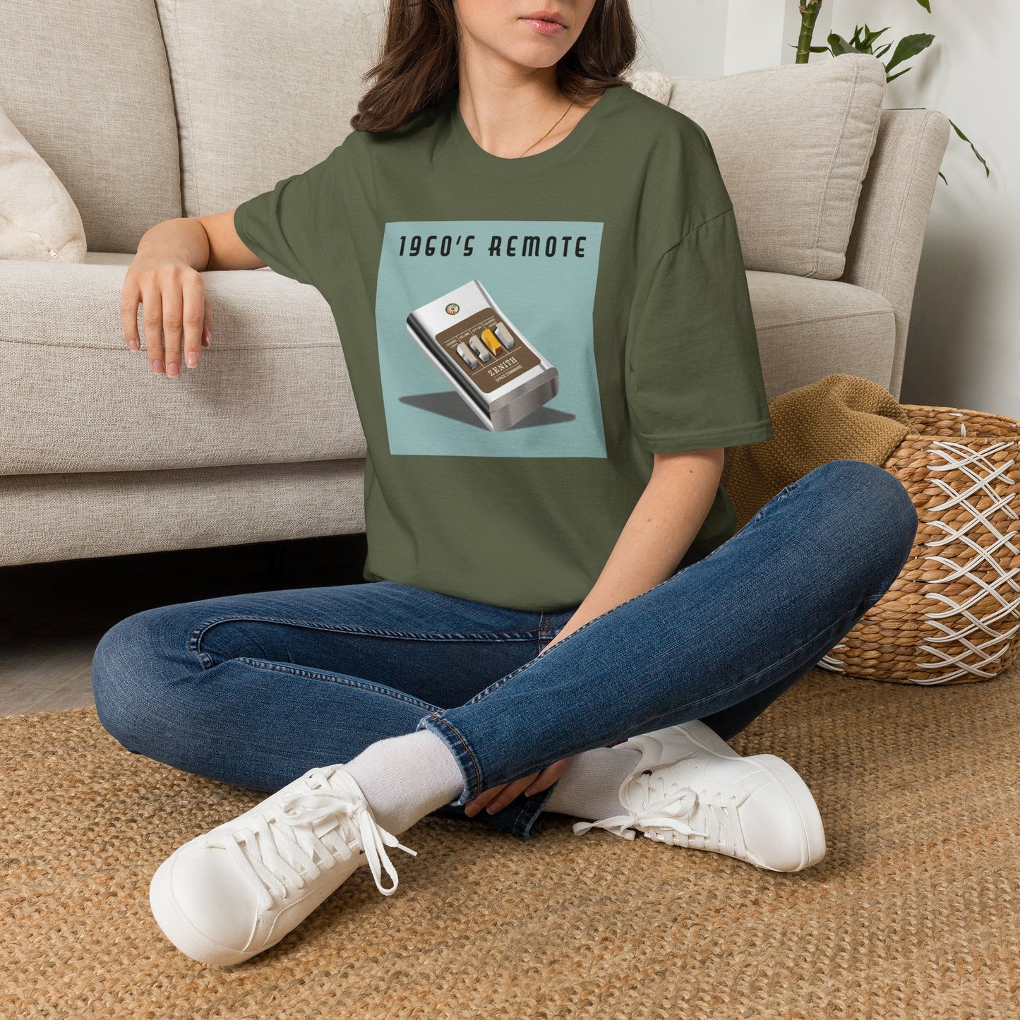1960s Remote Vintage TV Remote T-Shirt — Retro Electronics Tee