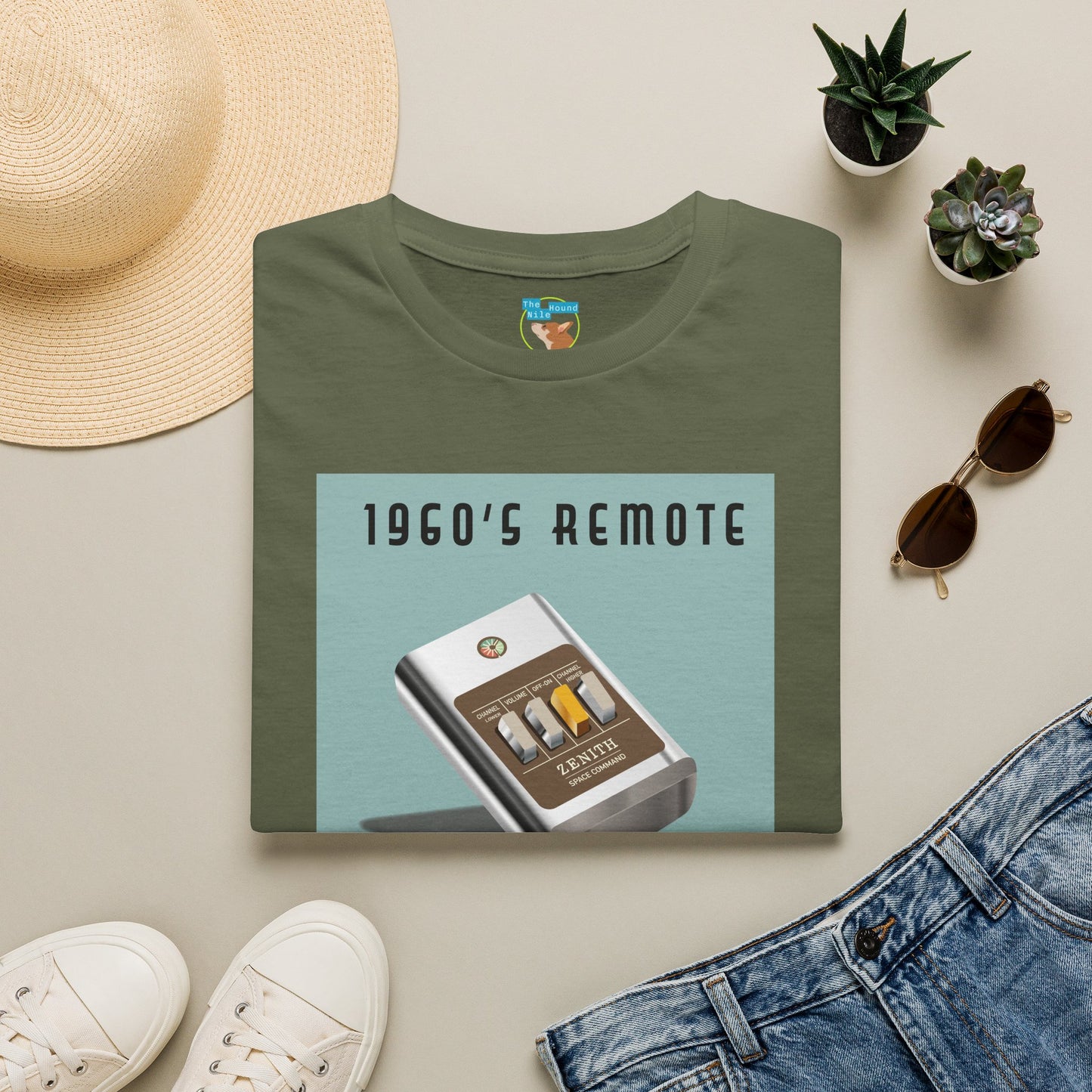 1960s Remote Vintage TV Remote T-Shirt — Retro Electronics Tee