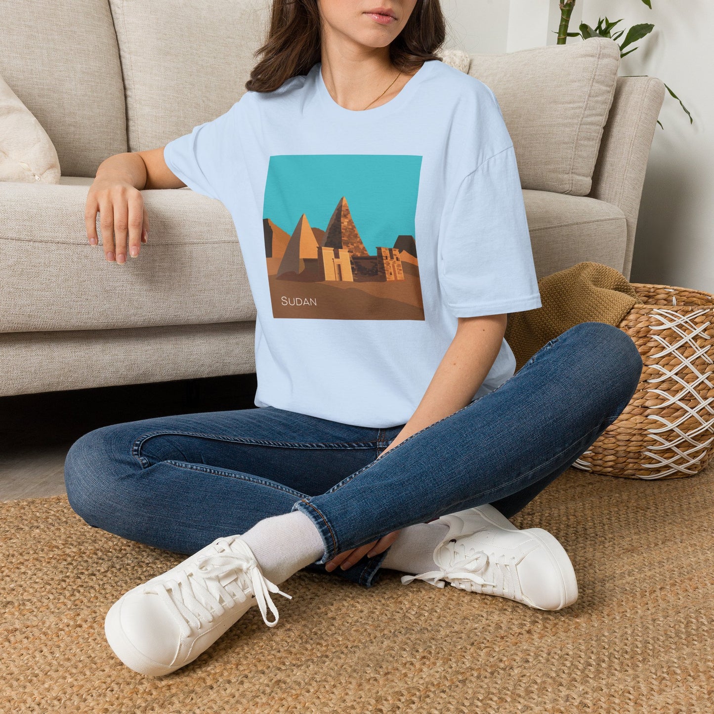 Sudan Pyramids Graphic T‑Shirt