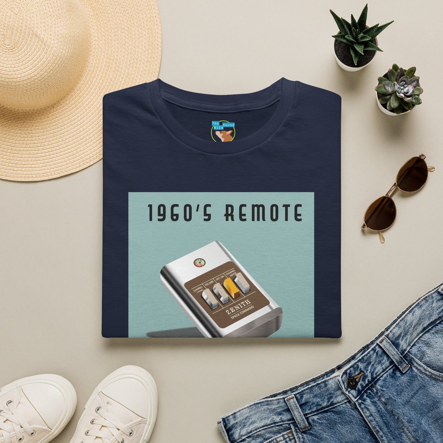 1960s Remote Vintage TV Remote T-Shirt — Retro Electronics Tee