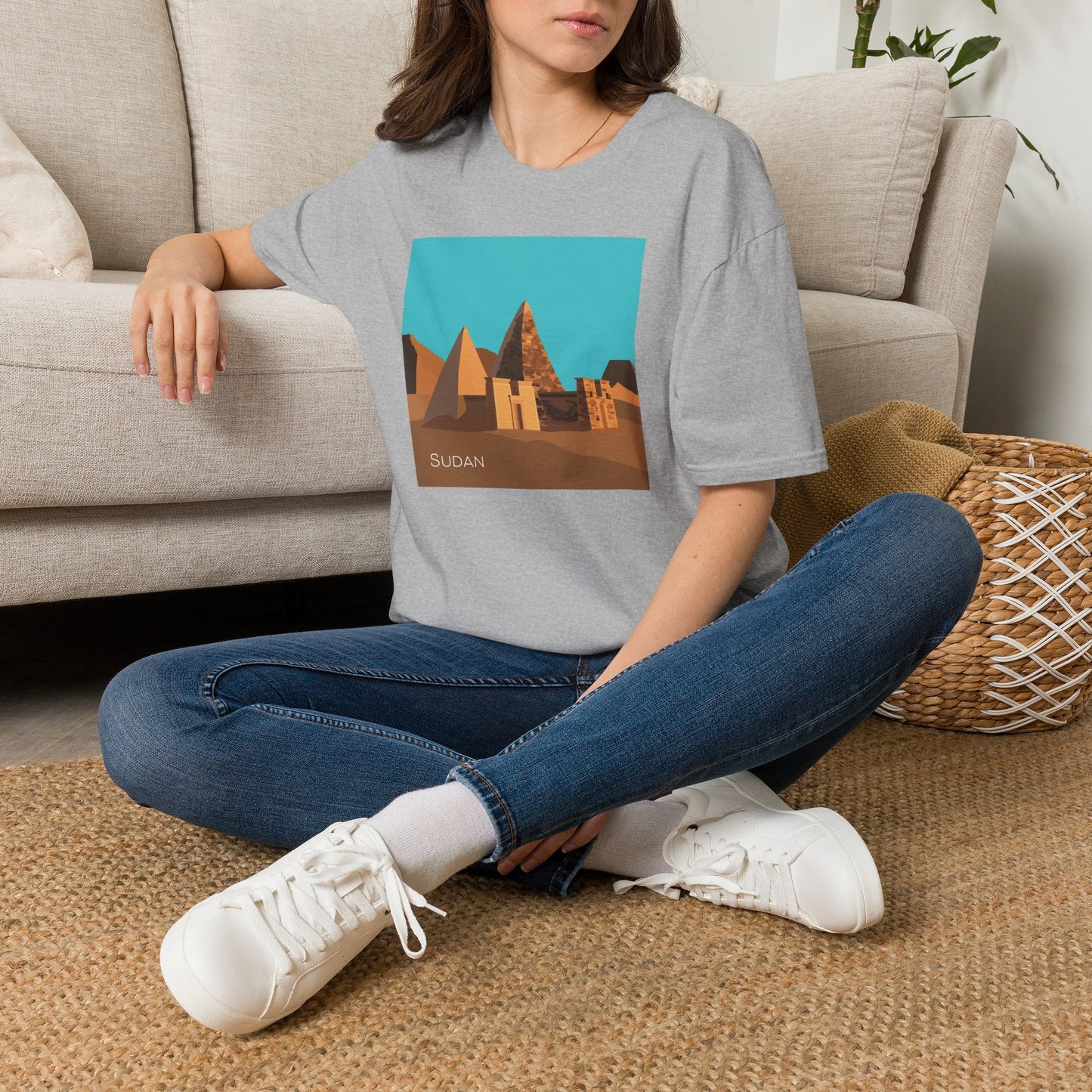 Sudan Pyramids Graphic T‑Shirt