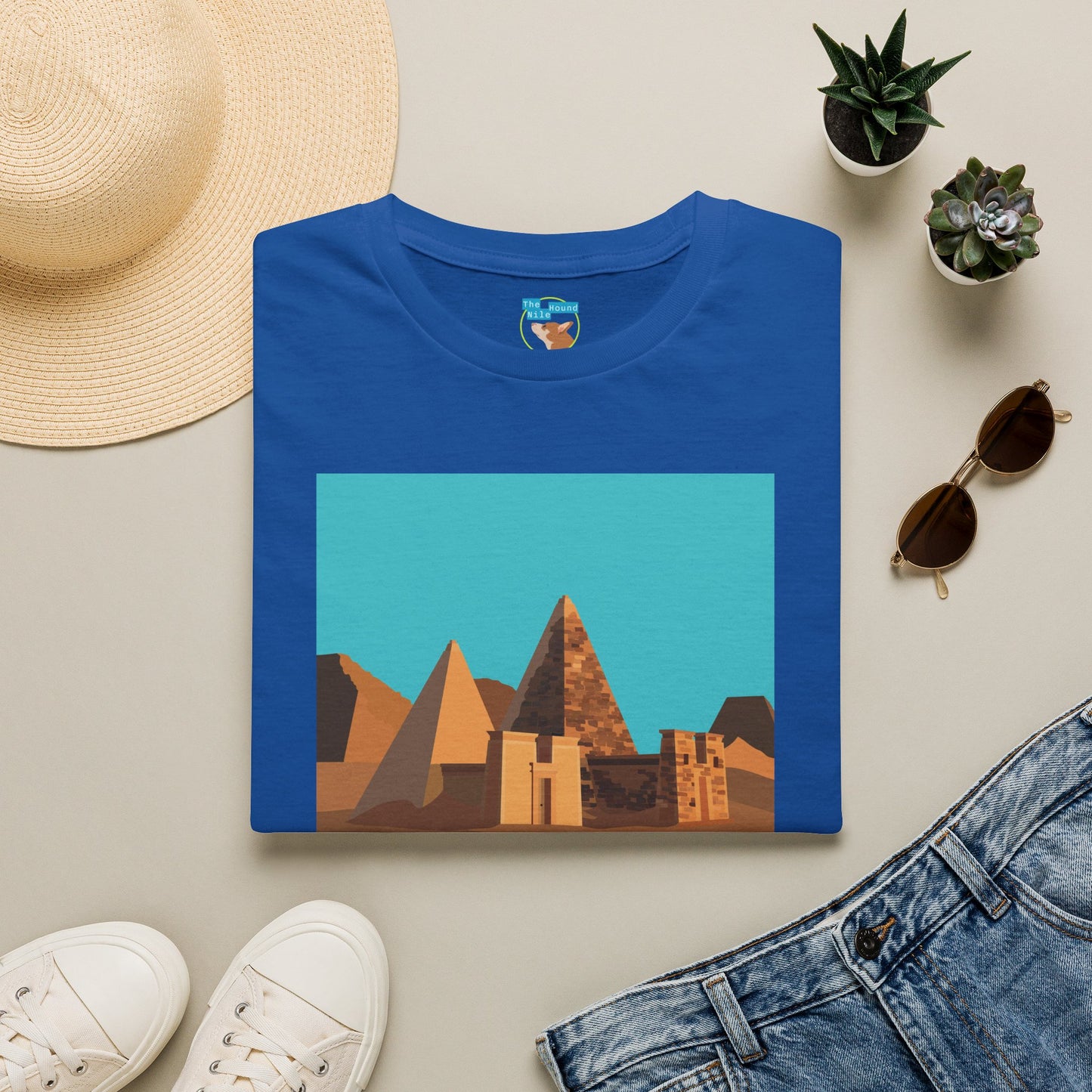 Sudan Pyramids Graphic T‑Shirt