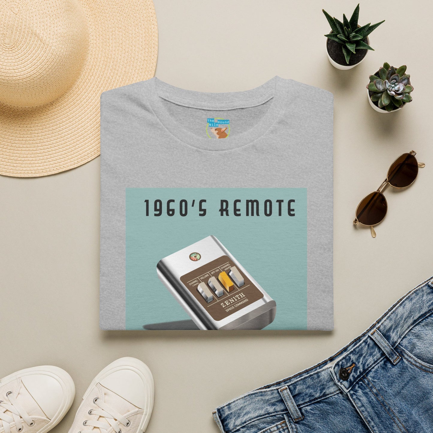 1960s Remote Vintage TV Remote T-Shirt — Retro Electronics Tee