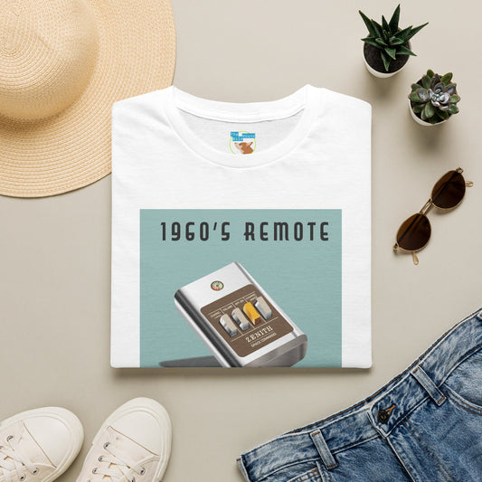 1960s Remote Vintage TV Remote T-Shirt — Retro Electronics Tee