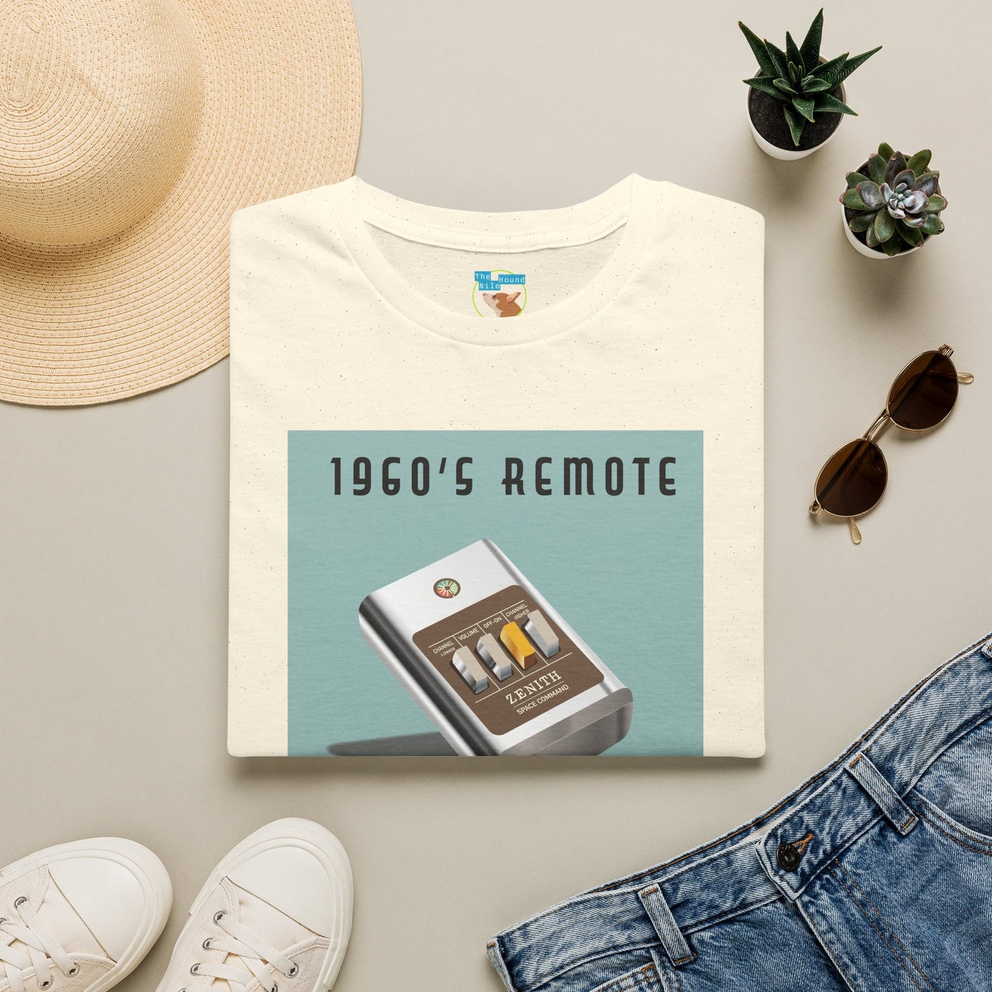1960s Remote Vintage TV Remote T-Shirt — Retro Electronics Tee