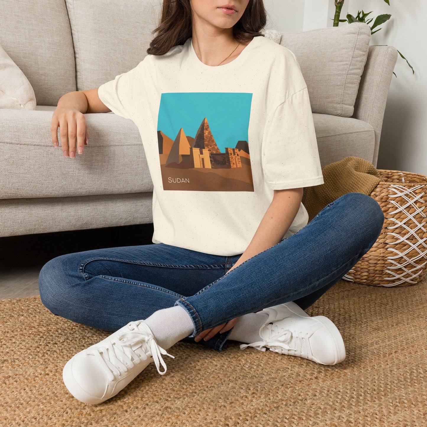 Sudan Pyramids Graphic T‑Shirt
