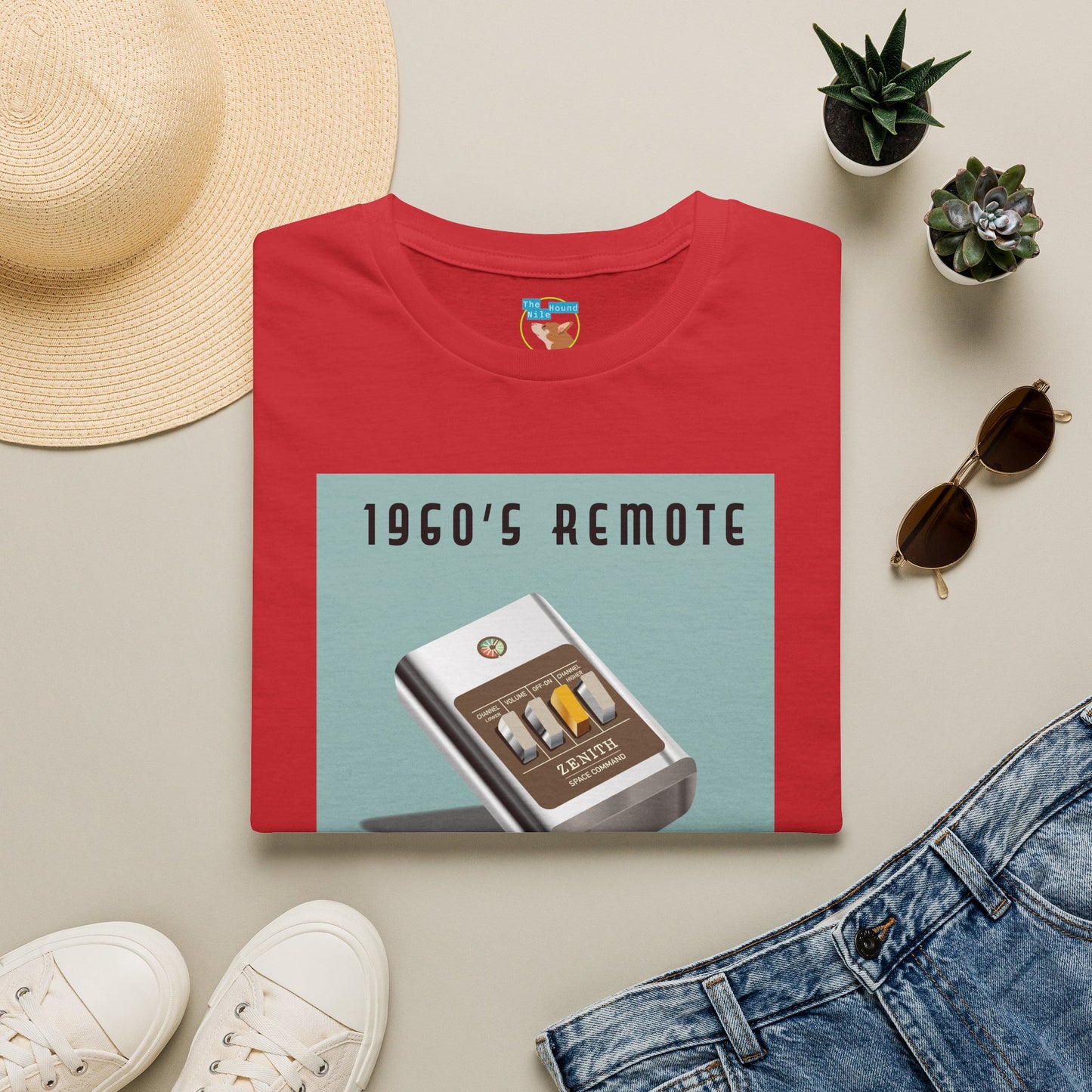 1960s Remote Vintage TV Remote T-Shirt — Retro Electronics Tee