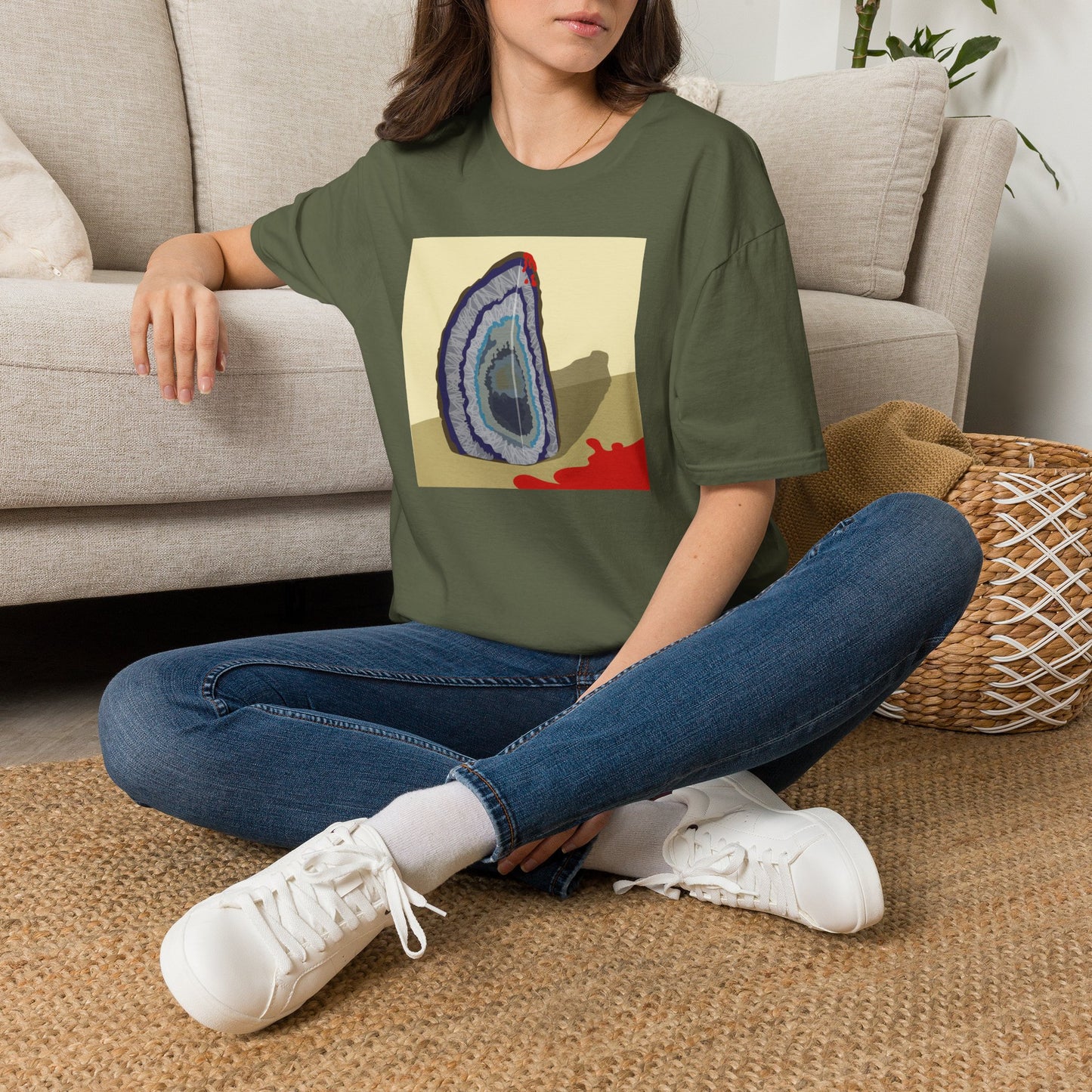 Rock of Cane Graphic T-Shirt — Abstract Art Tee
