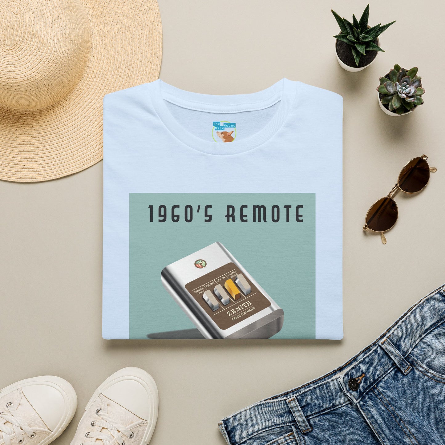 1960s Remote Vintage TV Remote T-Shirt — Retro Electronics Tee