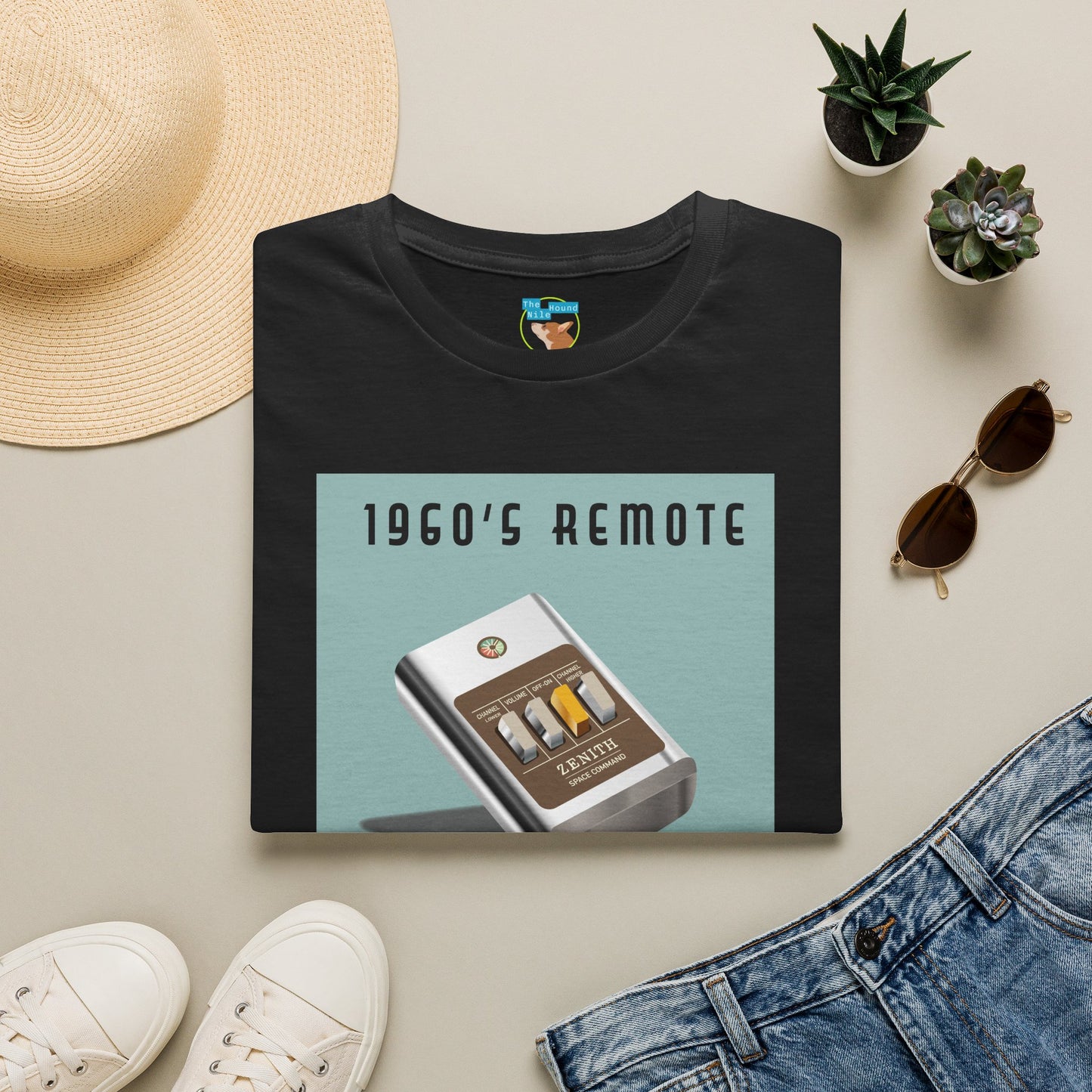 1960s Remote Vintage TV Remote T-Shirt — Retro Electronics Tee